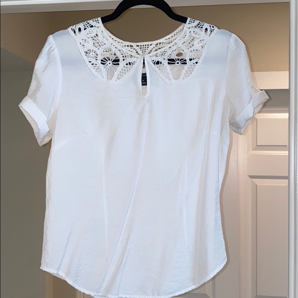 I ❤️ Ronson white top size Medium